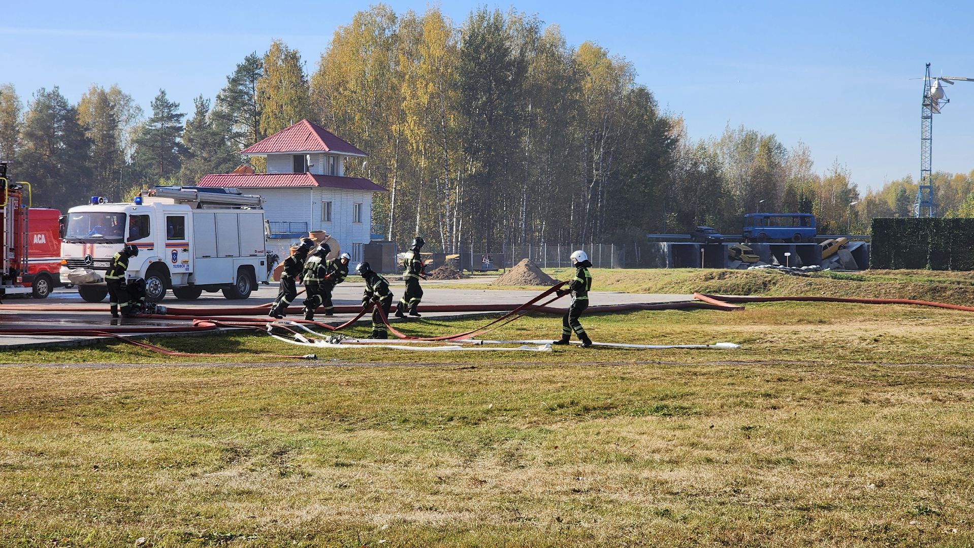 учения спасателей, МЧС, союзное государство, Ногинск, Богородский городской округ,