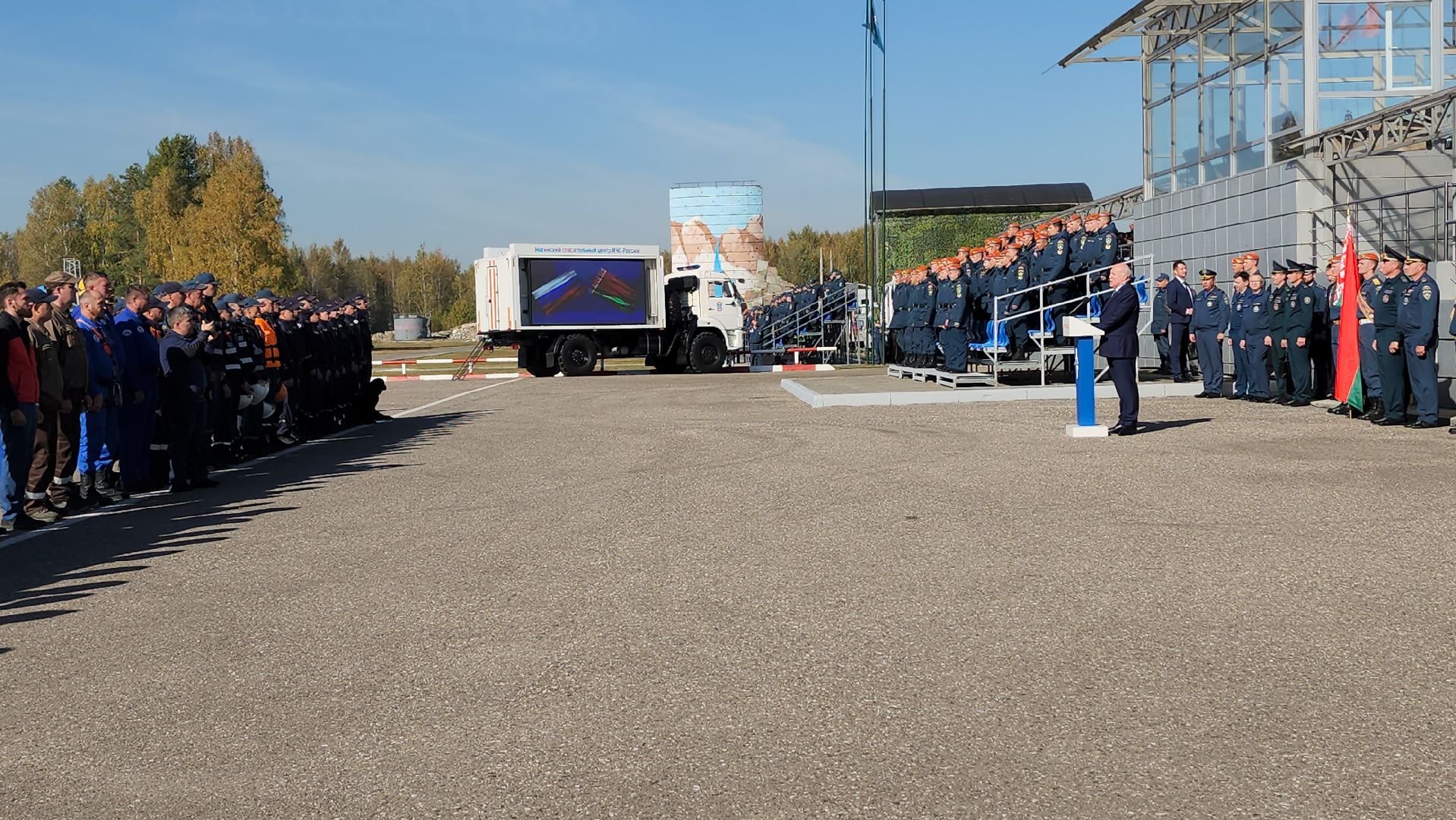 учения МЧС, Ногинский спасательный центр, Богородский городской округ,