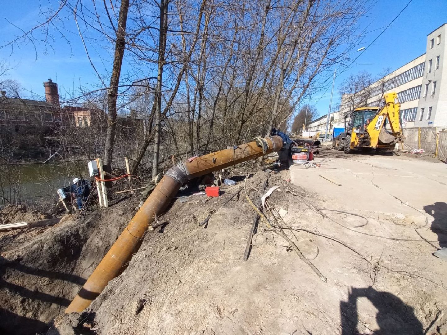 Солнечногорск, Наше Подмосковье, ЖКХ, Екатерининский канал, канализационный коллектор