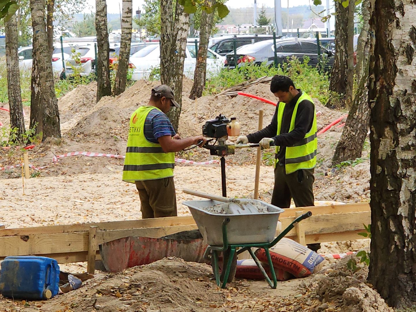 Чехов, микрорайон Губернский, лесопарк, лесопарковая зона отдыха, строительство, благоустройство, программа Парки в лесу, губернатор московской области, глава округа михаил собакин,