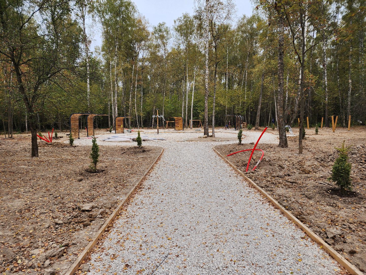 Чехов, микрорайон Губернский, лесопарк, лесопарковая зона отдыха, строительство, благоустройство, программа Парки в лесу, губернатор московской области, глава округа михаил собакин,