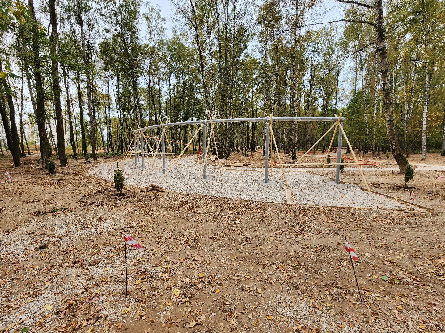 Чехов, микрорайон Губернский, лесопарк, лесопарковая зона отдыха, строительство, благоустройство, программа Парки в лесу, губернатор московской области, глава округа михаил собакин,