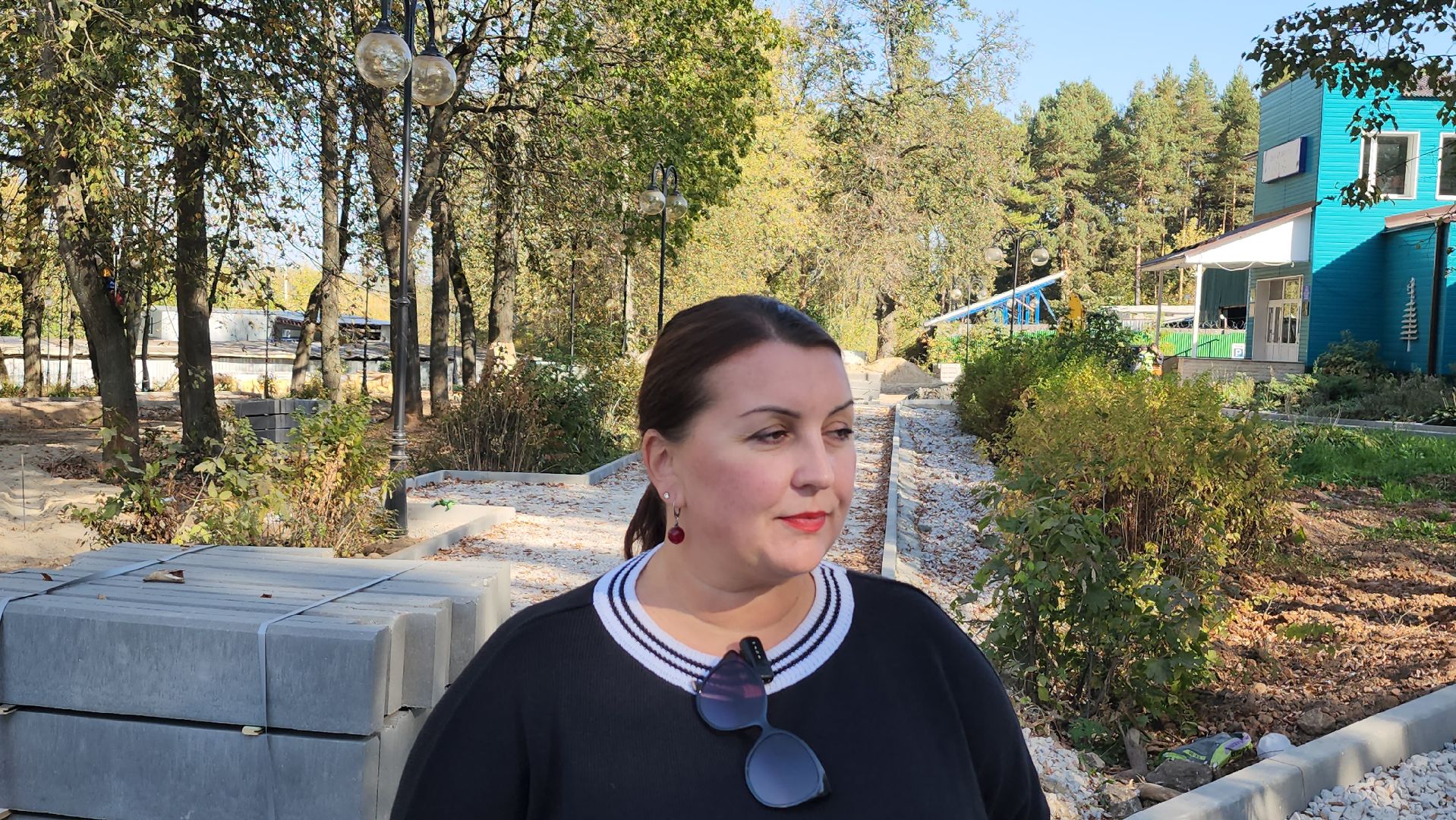 серпухов, дк лира, поселок пролетарский, сквер, парковка,