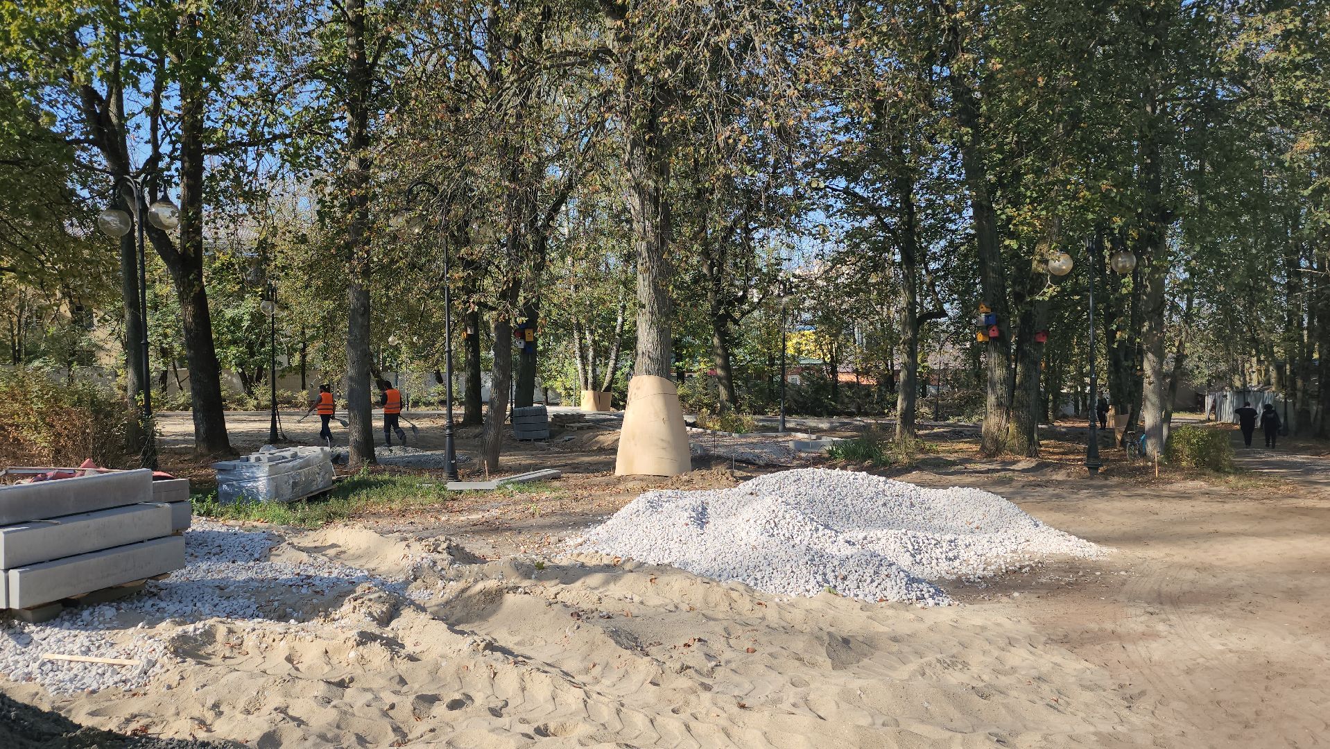 серпухов, дк лира, поселок пролетарский, сквер, парковка,