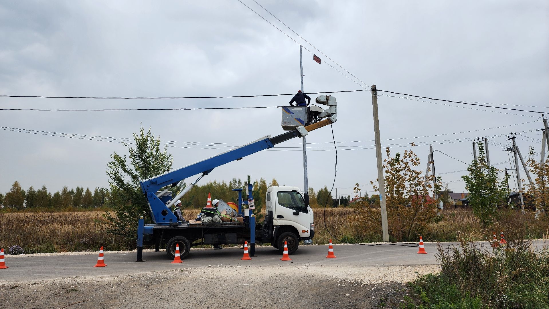 Бронницы, светлый город, Монтаж освещения в Бронницах, работы по благоустройству,