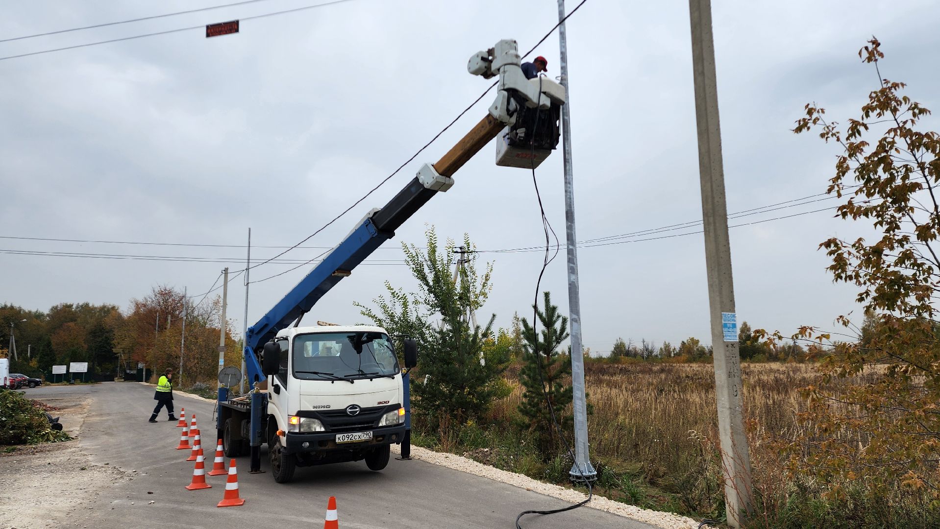 Бронницы, светлый город, Монтаж освещения в Бронницах, работы по благоустройству,