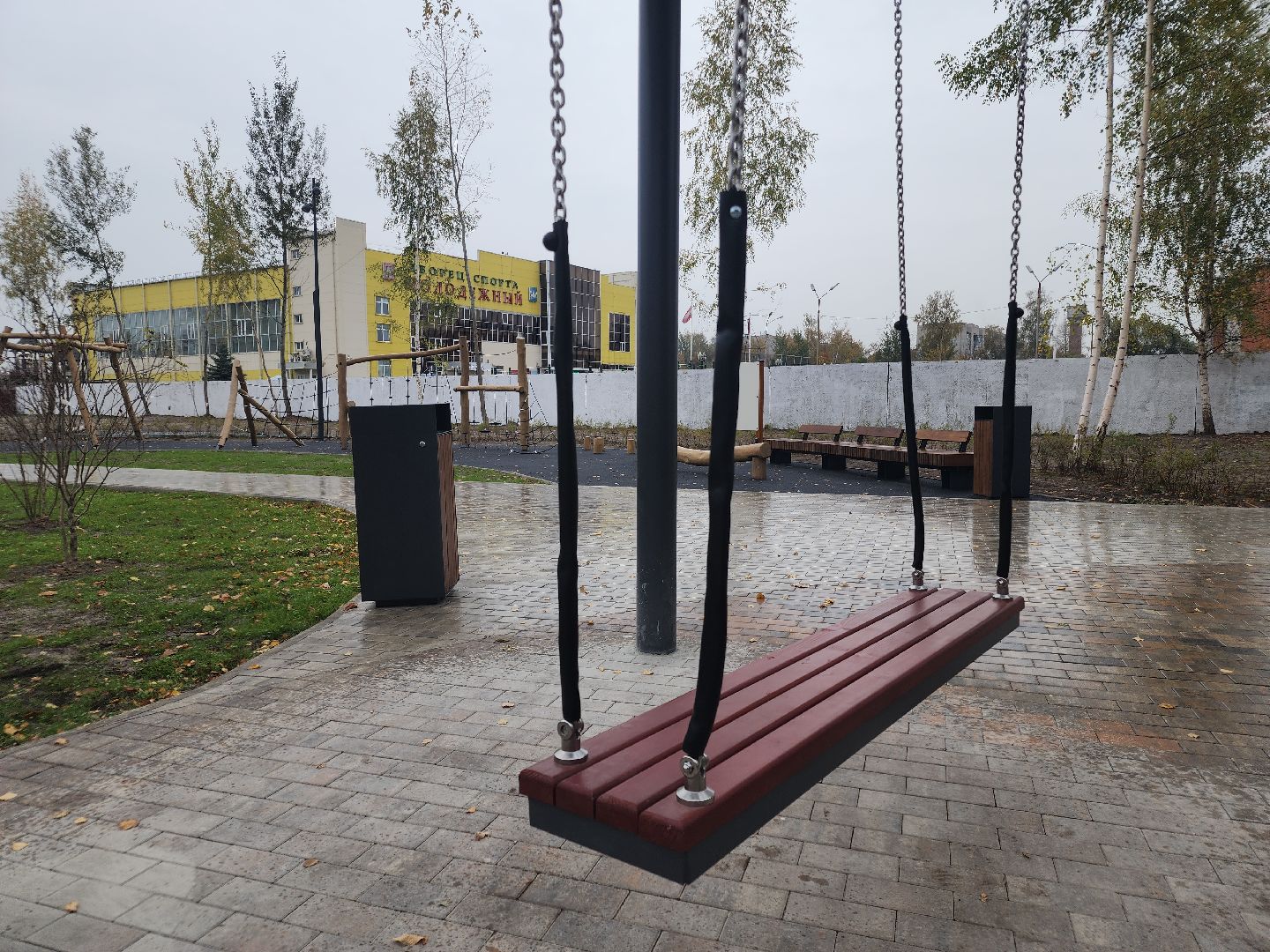 детский сквер, куровское, орехово-зуевский округ, благоустройство 2024,