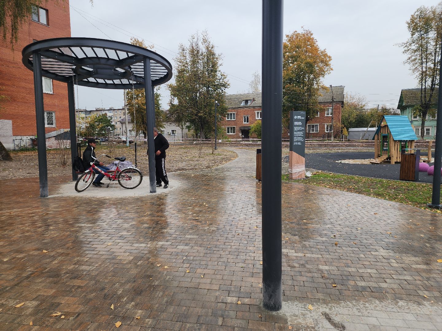 детский сквер, куровское, орехово-зуевский округ, благоустройство 2024,