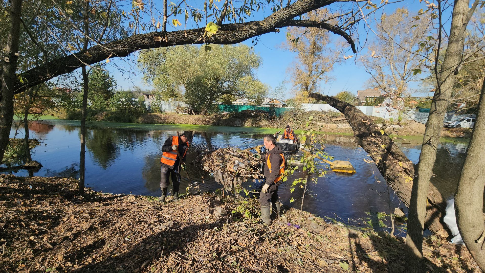 люберцы, деревня Токарево, водный экскаватор,