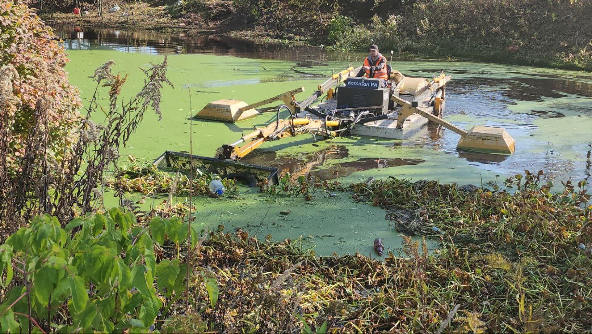 люберцы, деревня Токарево, водный экскаватор,