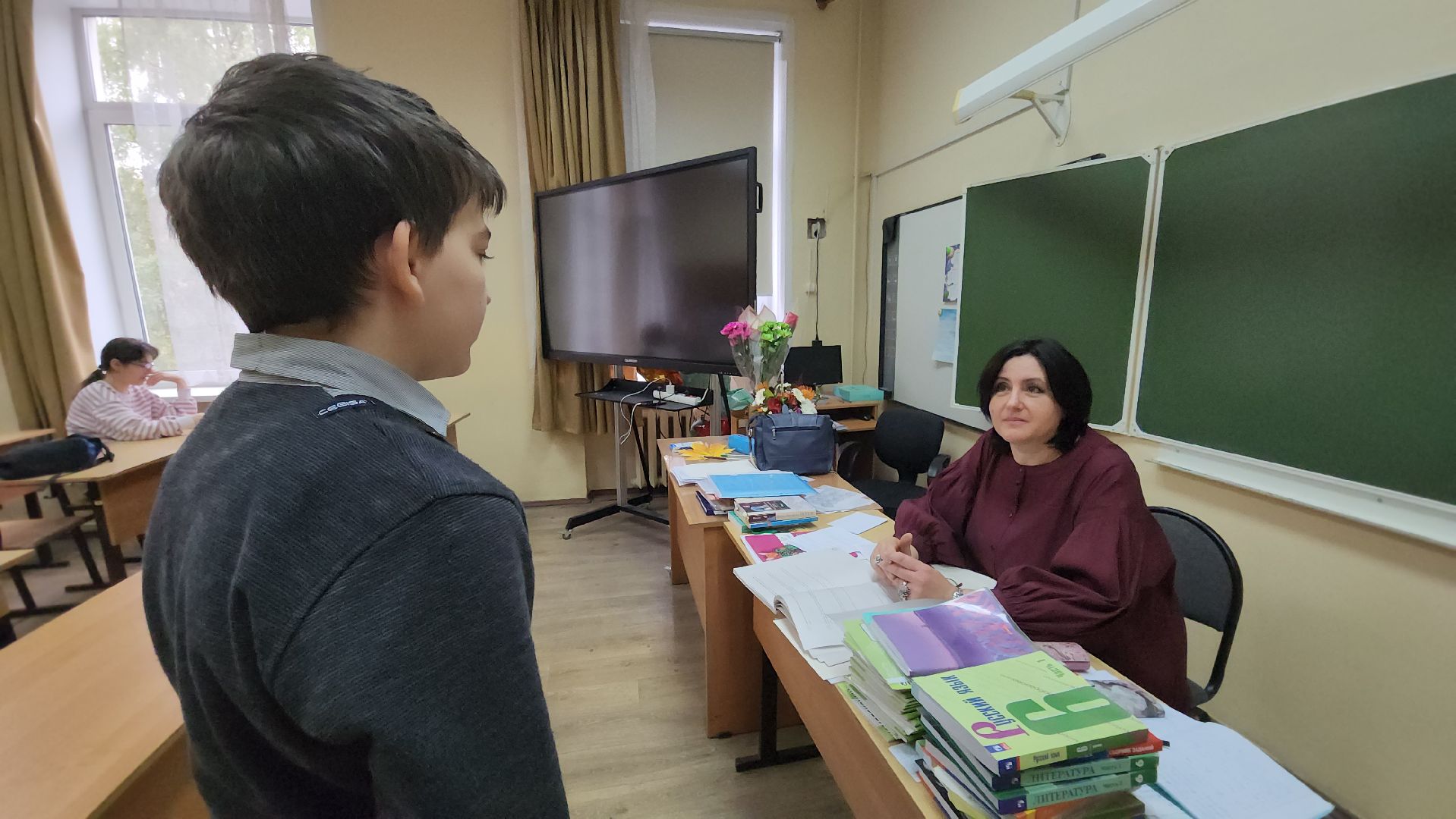 люберцы, день учителя, ученики,