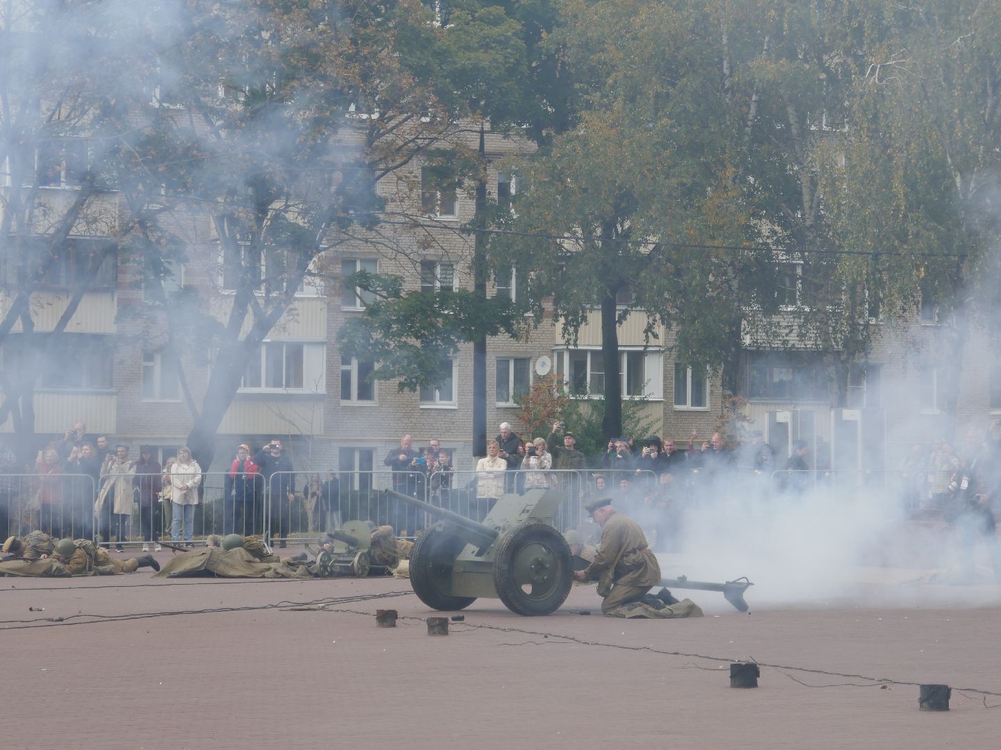 Подольск, Подвиг подольских курсантов, Реконструкция, День памяти, День города, вов,