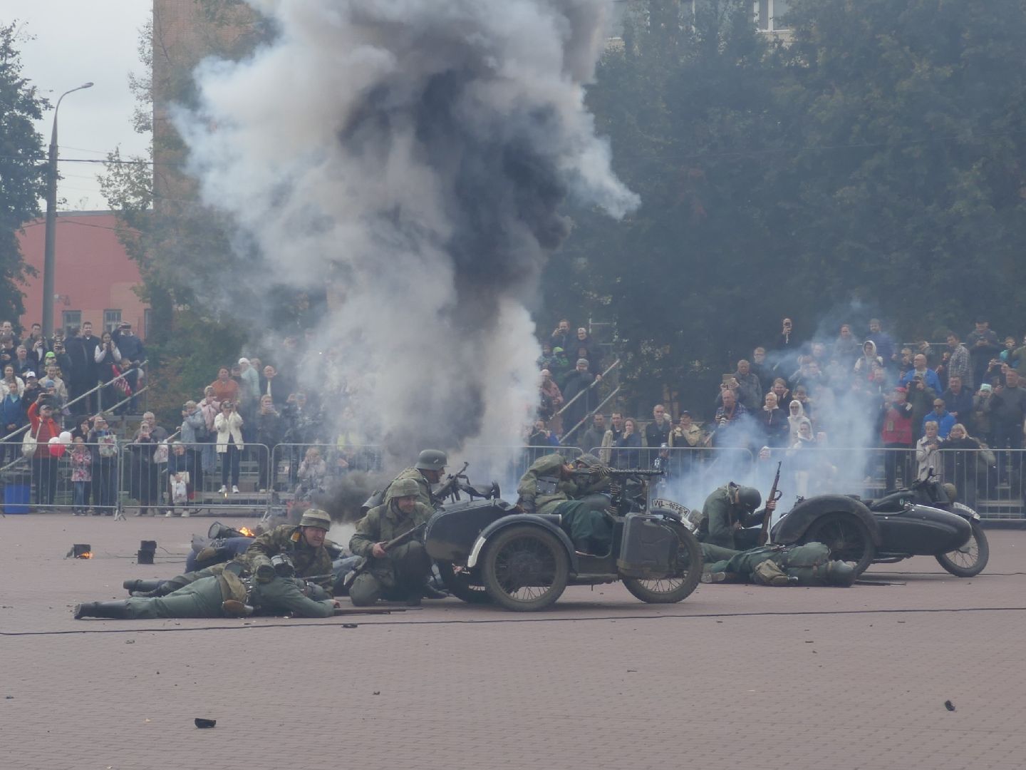 Подольск, Подвиг подольских курсантов, Реконструкция, День памяти, День города, вов,