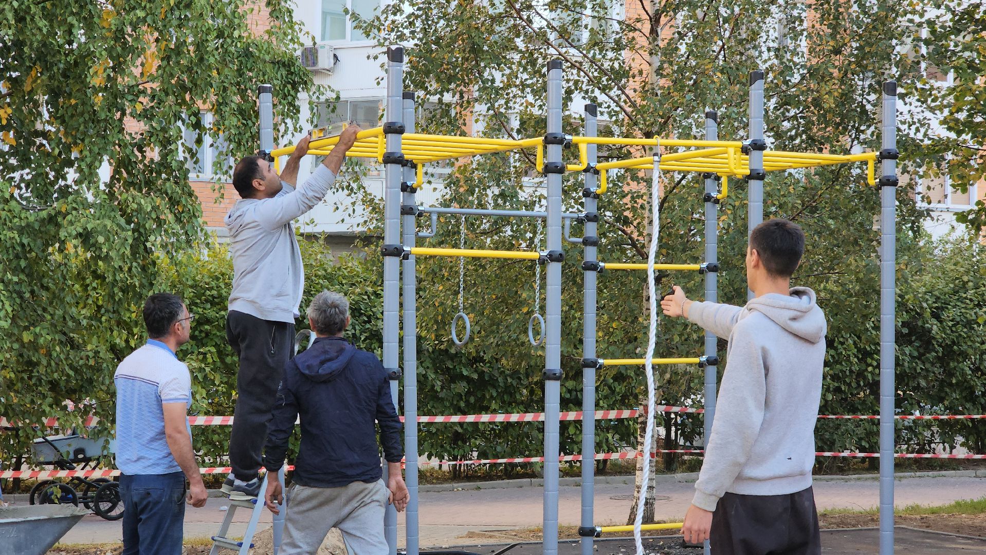 Десткая площадка, Благоустройство, Лобня,