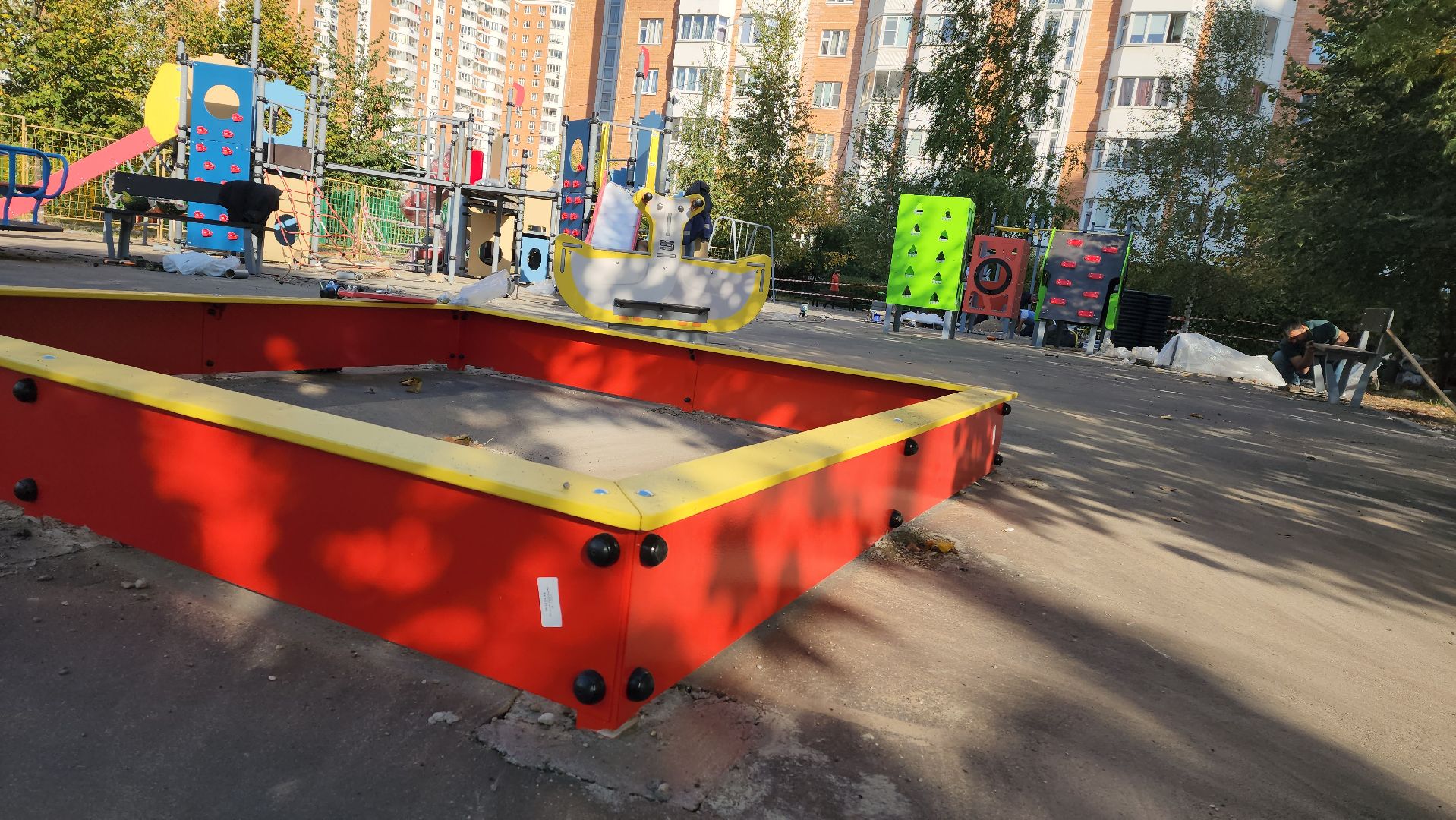 Десткая площадка, Благоустройство, Лобня,