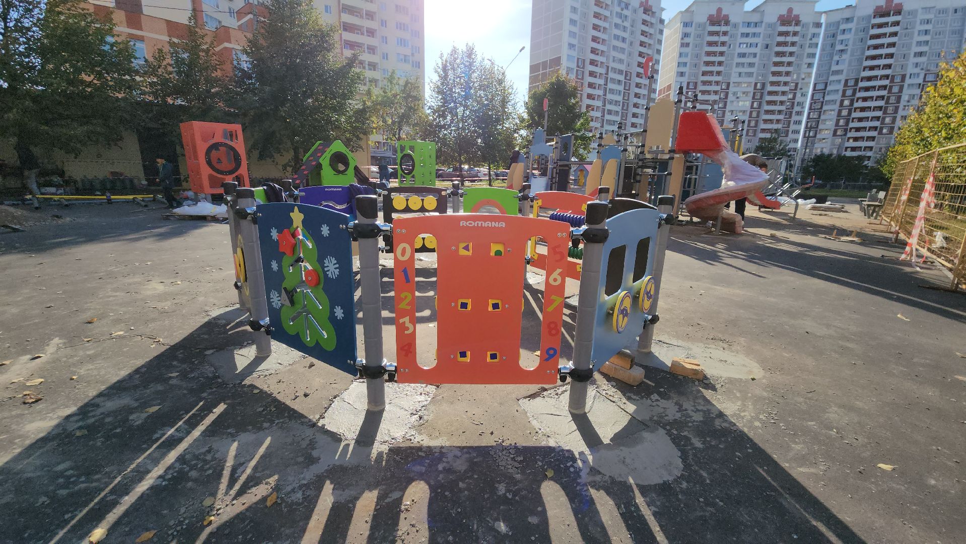 Десткая площадка, Благоустройство, Лобня,