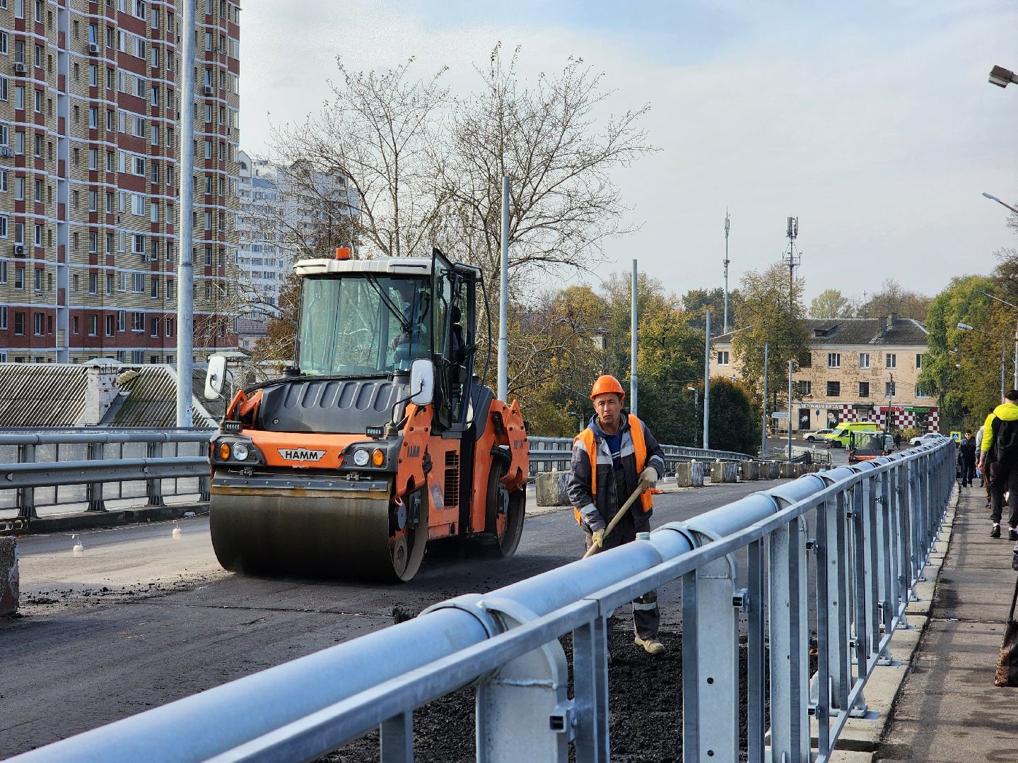воскресенск, путепровод, ремонт путепровода, дороги, транспорт,