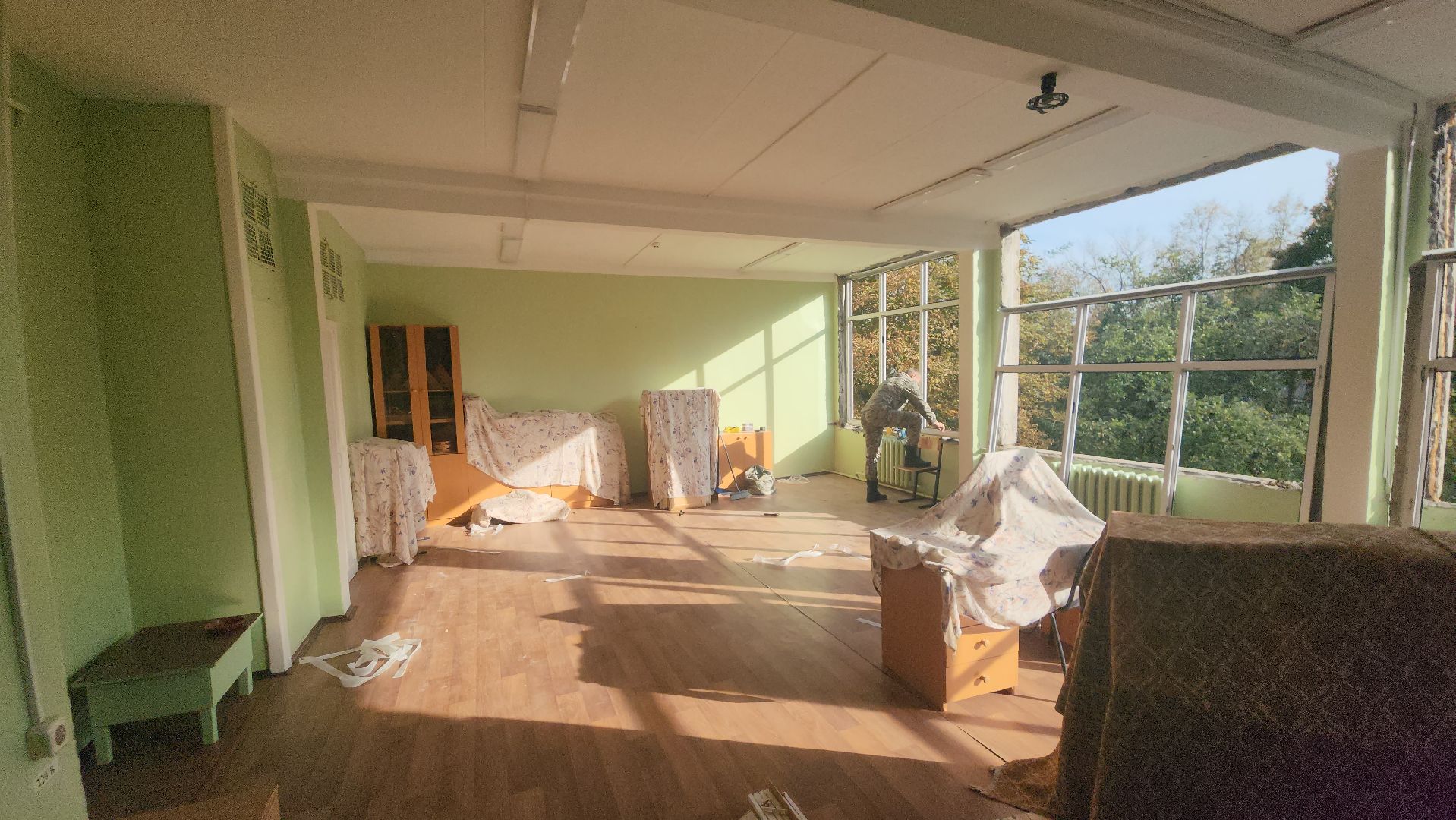 ремонт, егорьевск, окна, школа, дети, обновление,