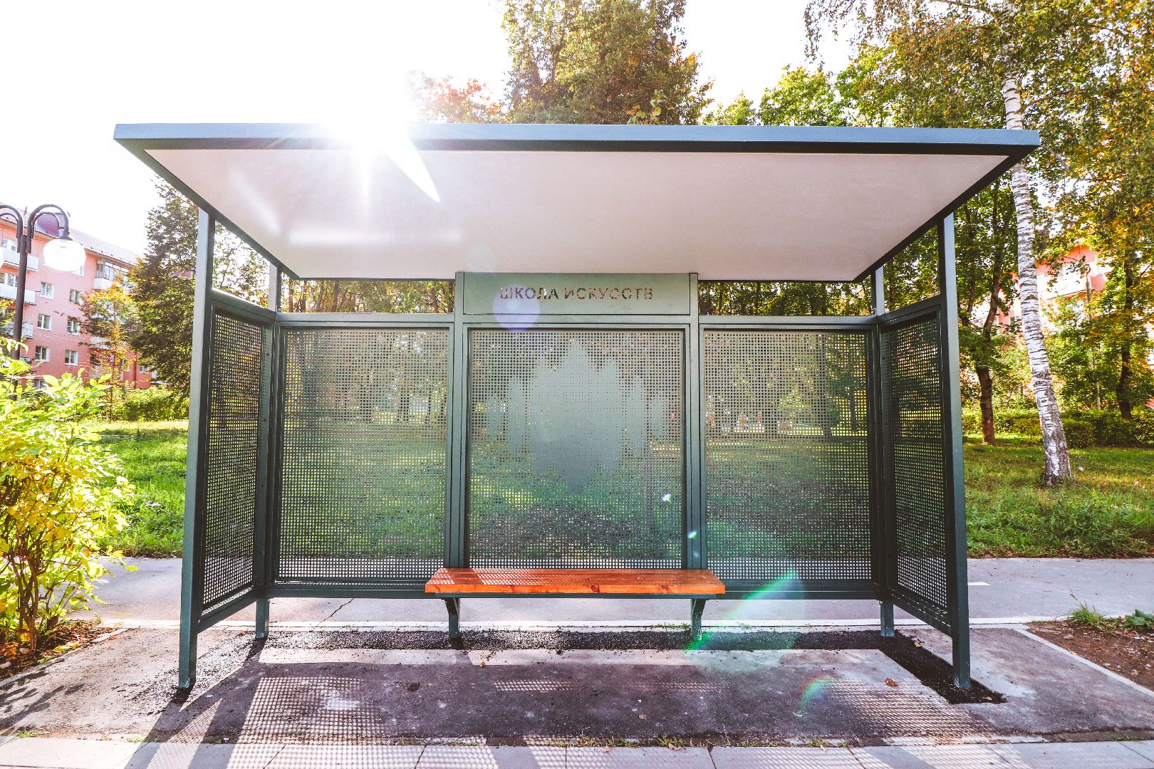 Клин, общество, автобусные остановки,