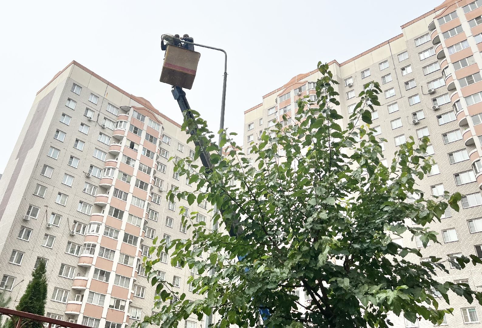 Балашиха, Подмосковье, Модернизация уличного освещения, Благоустройство дворов,