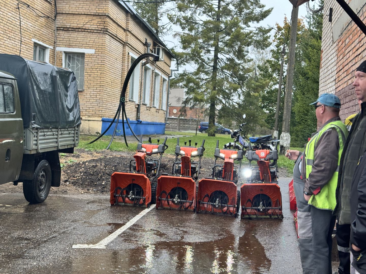 шаховская, коммунальная служба, коммунальная техника,