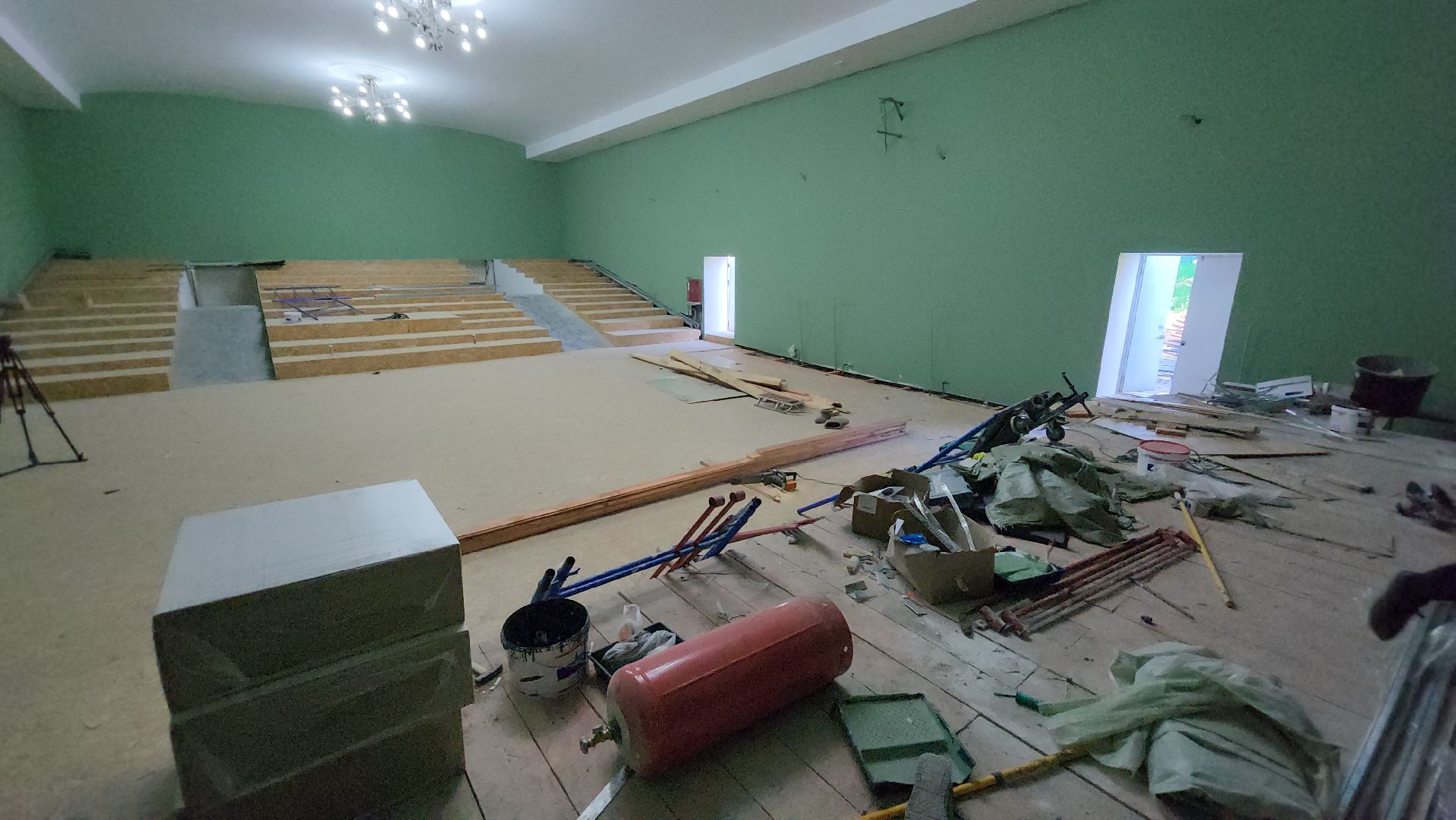 серпухов, поселок пролетарский, дк лира, зрительский зал, день поселка,