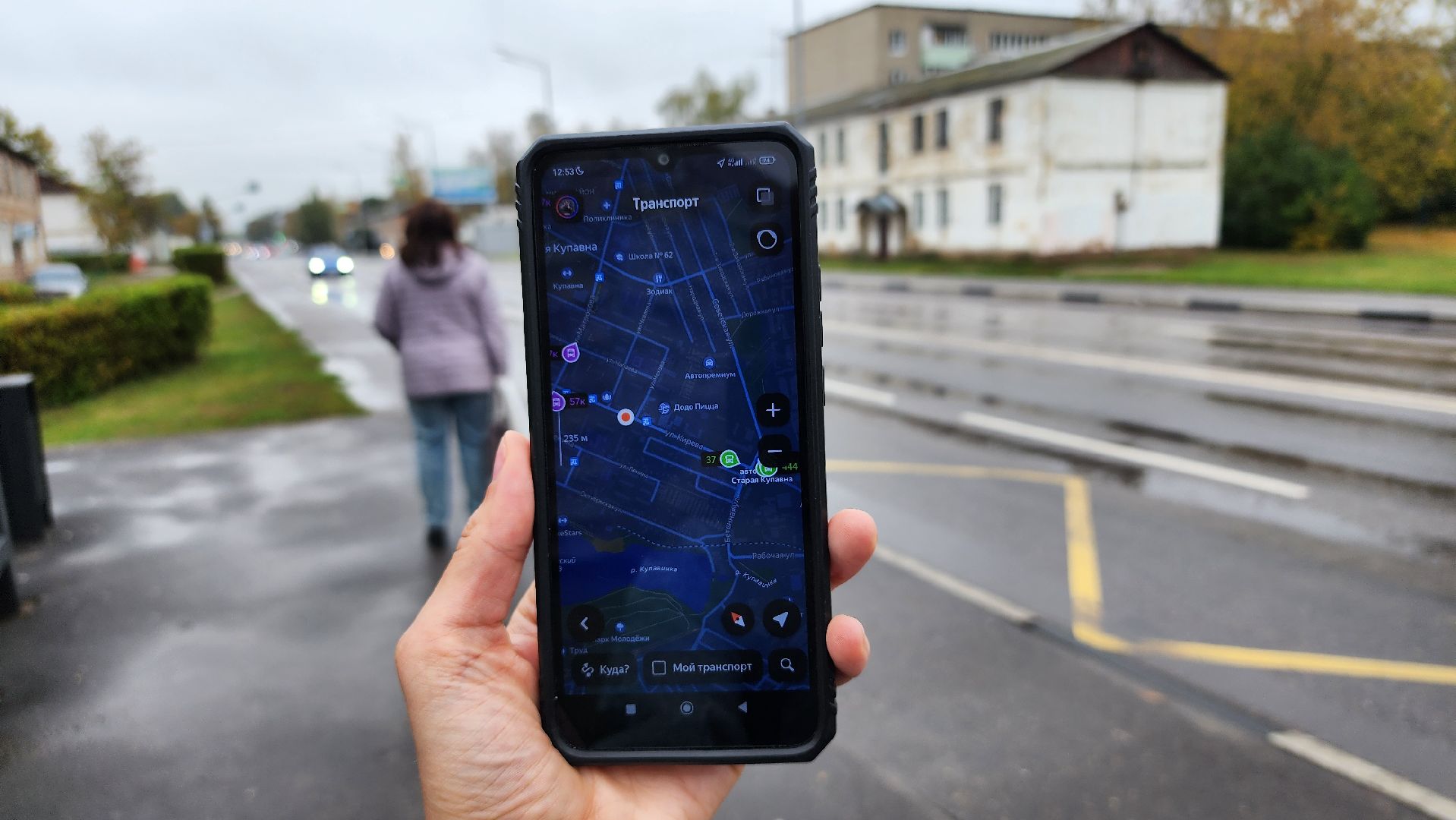 общественный транспорт, приложение яндекс карты, яндекс транспорт, Старая Купавна, Богородский городской округ,