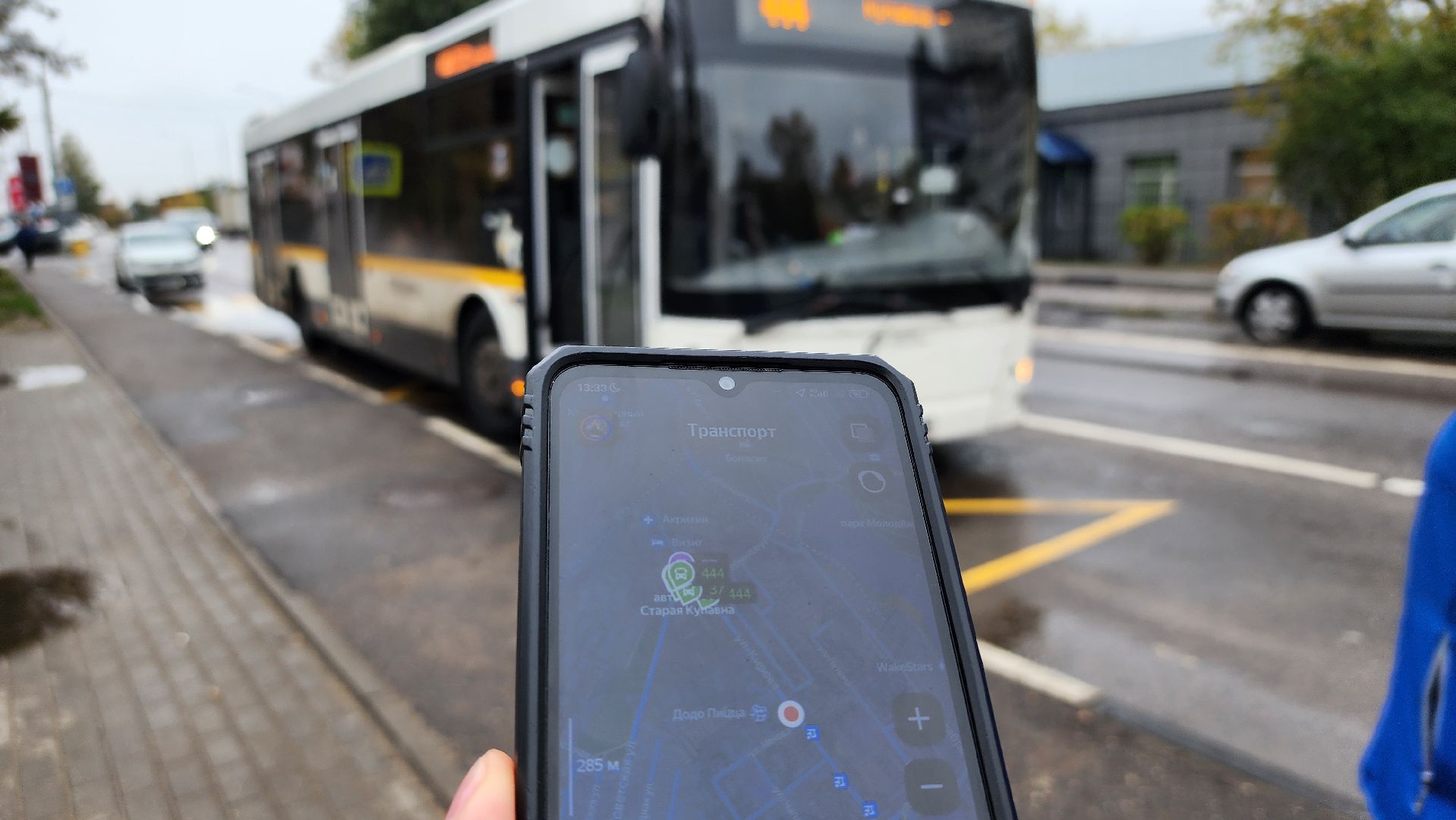 общественный транспорт, приложение яндекс карты, яндекс транспорт, Старая Купавна, Богородский городской округ,