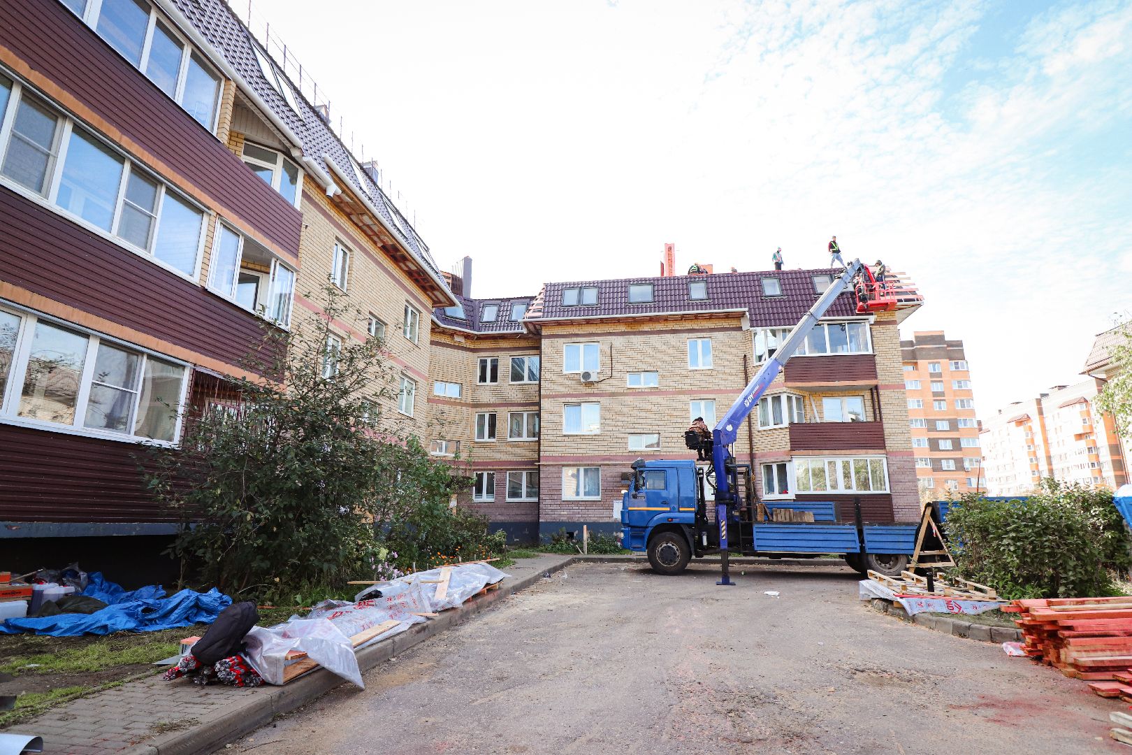 Клин, общество, ремонт крыши, ЖКХ,