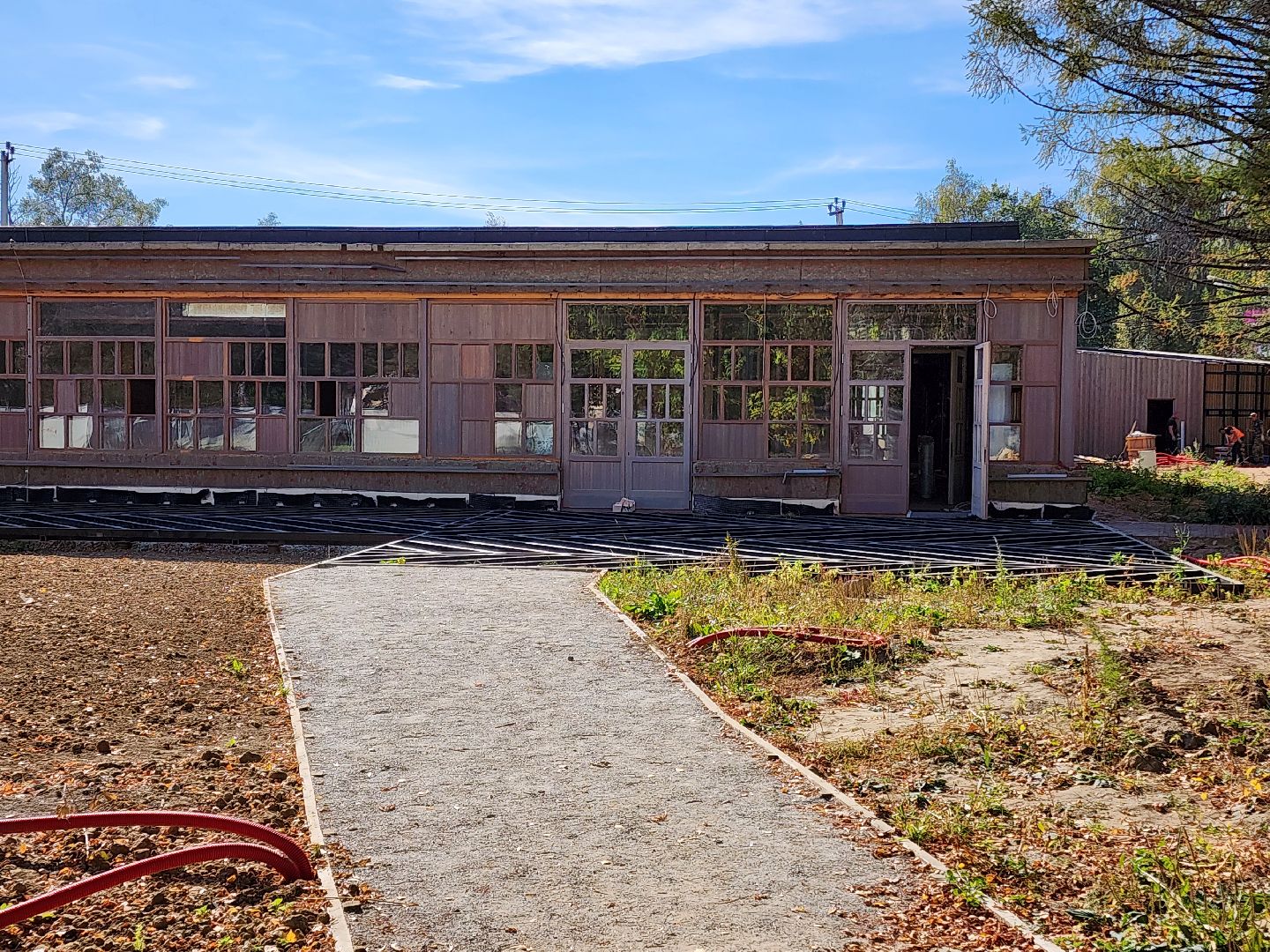 Чехов, музей-заповедник Мелихово, реконструкция, строительство, благоустройство, парковка, автостоянка, новый главный вход, визит-центр,