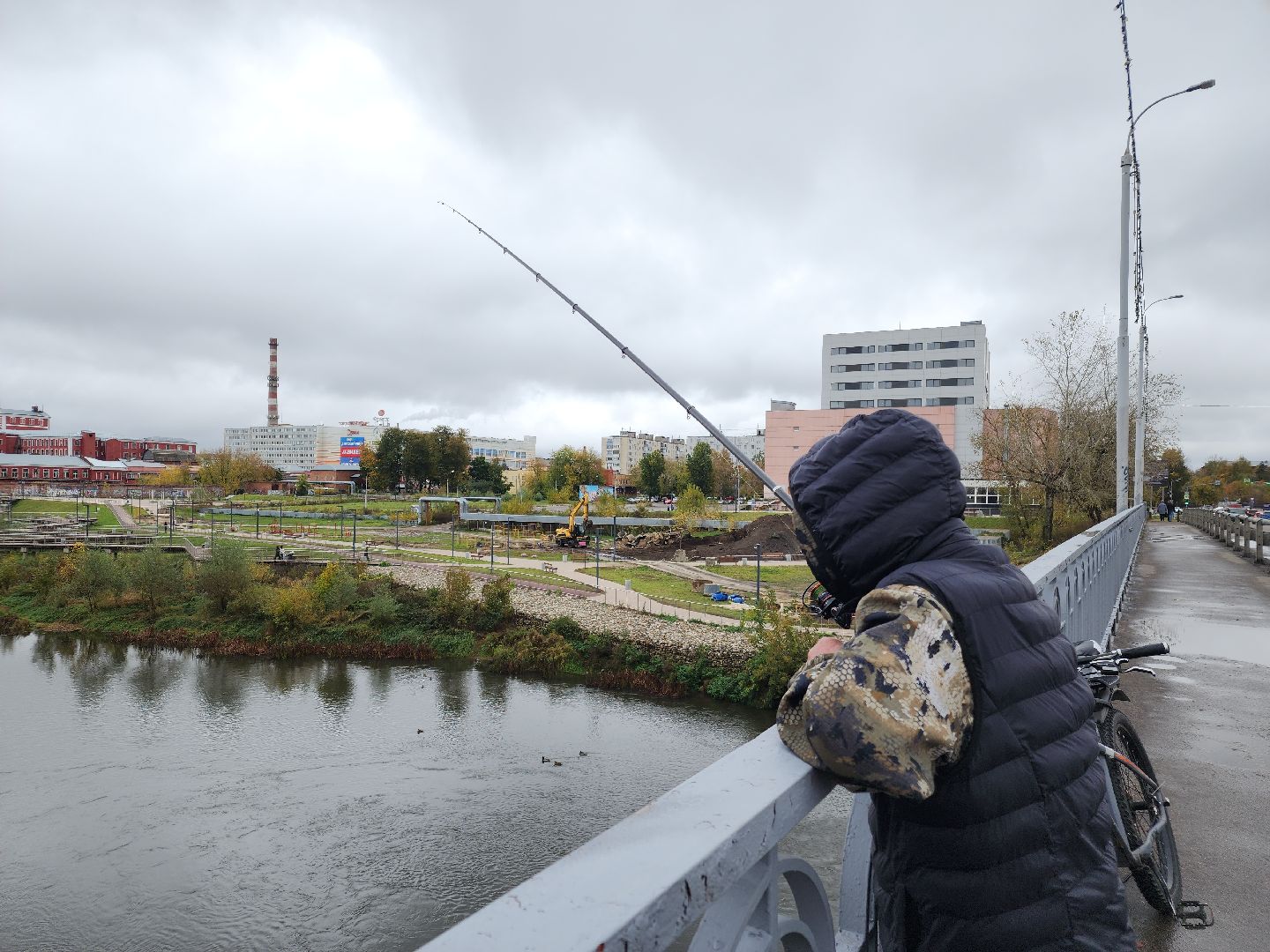 добродел, орехово зуево, мост через Клязьму,