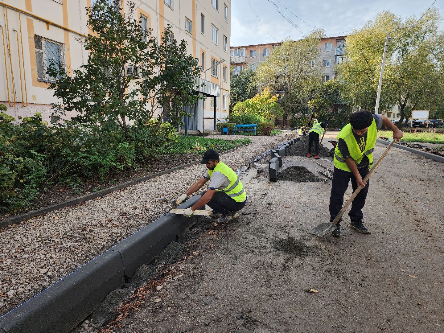 благоустройство, серпухов, подмосковье, комплексное благоустройство двора,