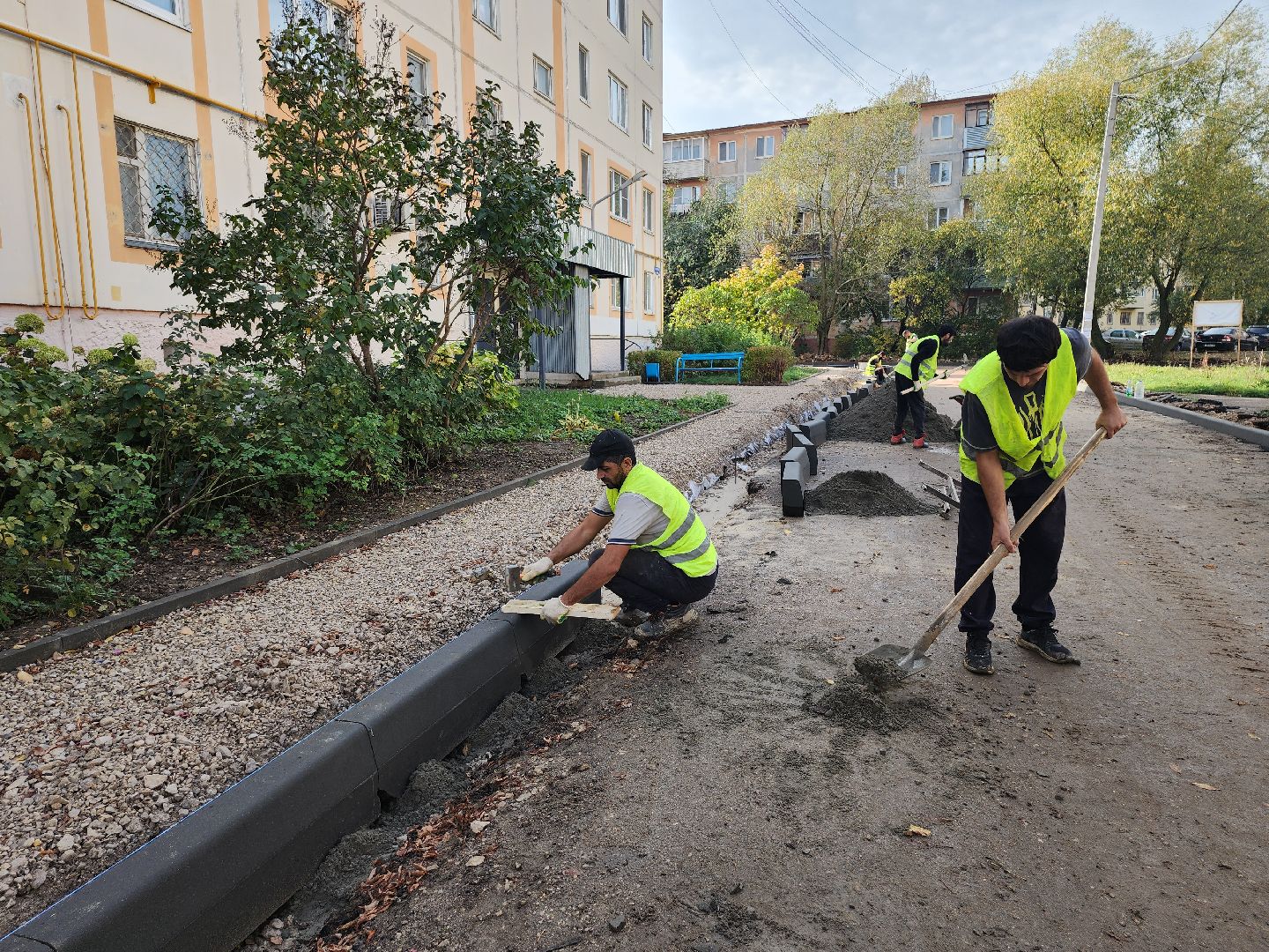 благоустройство, серпухов, подмосковье, комплексное благоустройство двора,