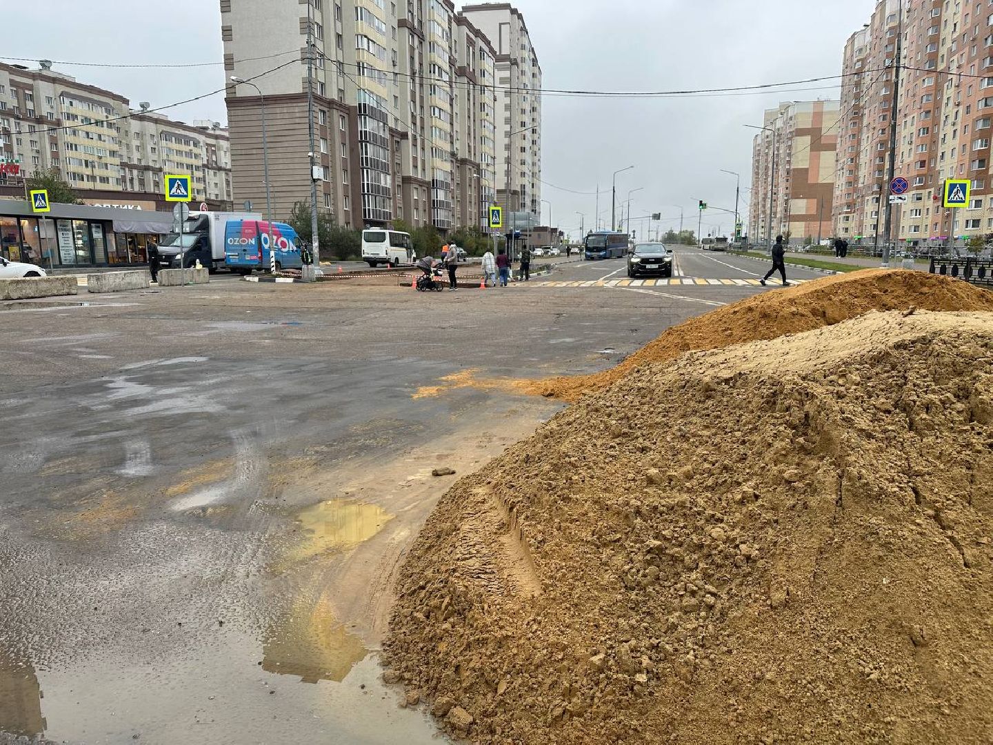 ремонт автомобильных дорог, дорожные службы, безопасность движения,