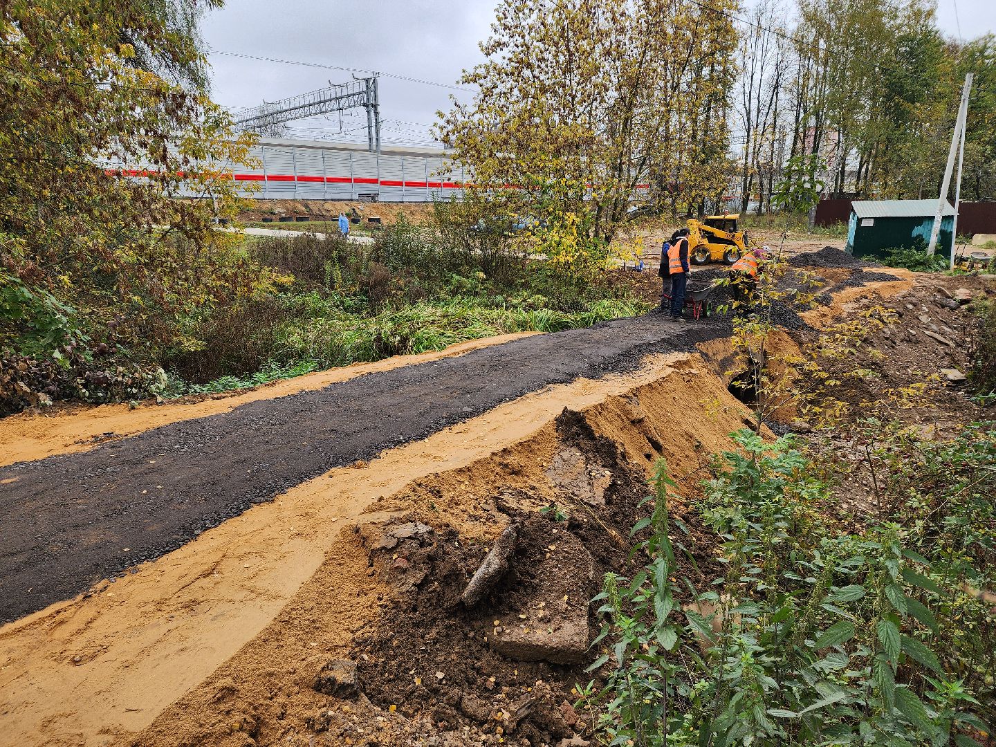 одинцово, осоргино, лесной городок, мцд, строительство, благоустройство, дорога,