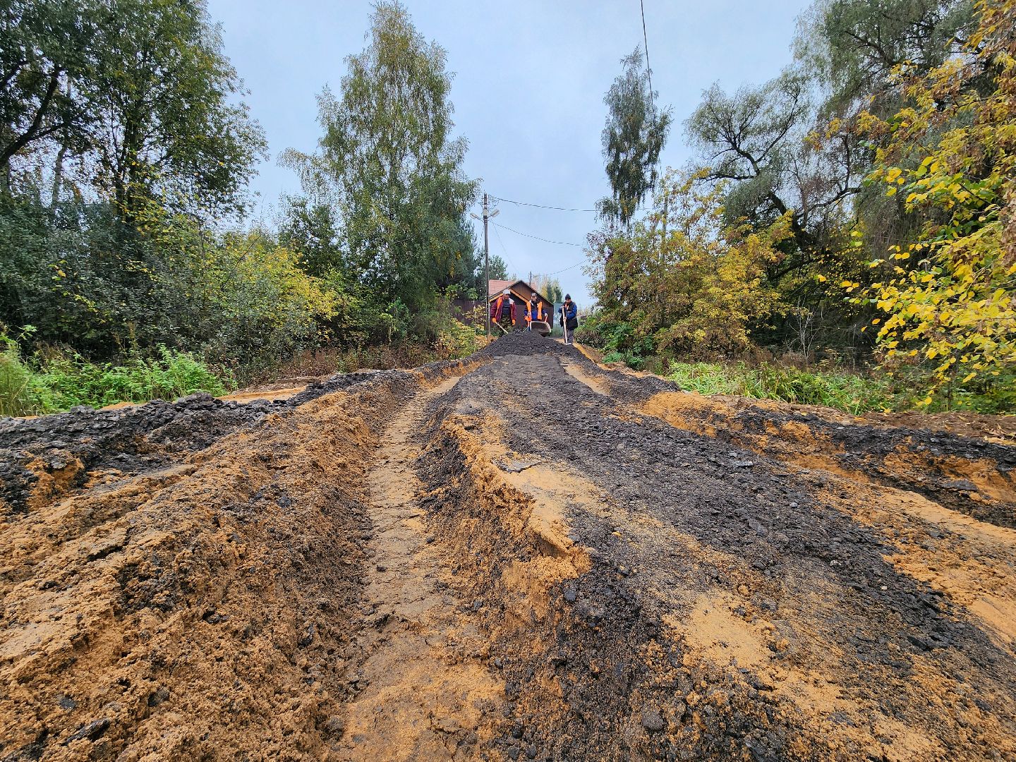 одинцово, осоргино, лесной городок, мцд, строительство, благоустройство, дорога,