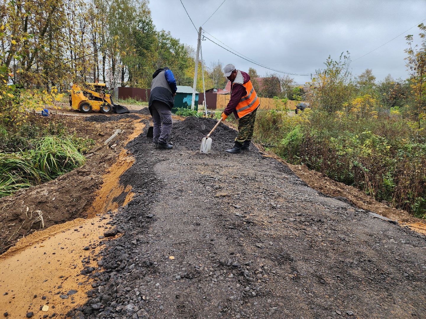 одинцово, осоргино, лесной городок, мцд, строительство, благоустройство, дорога,