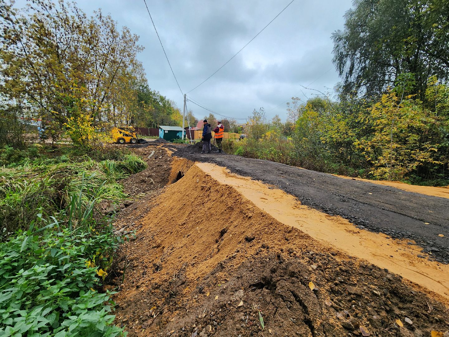 одинцово, осоргино, лесной городок, мцд, строительство, благоустройство, дорога,