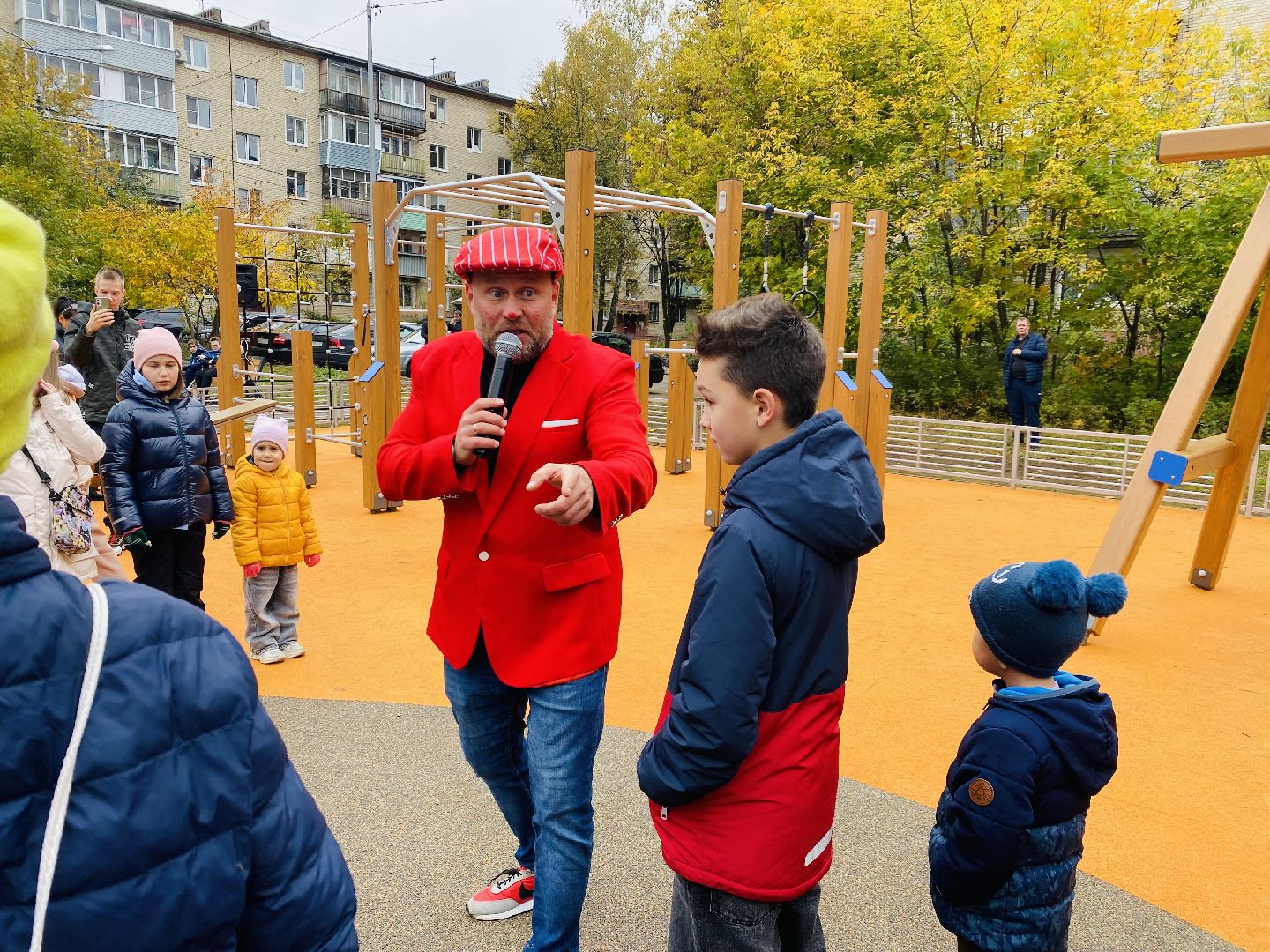 Губернаторская площадка, Программа губернатора, детская площадка, Домодедово, Подмосковье, дети, торжественное открытие,