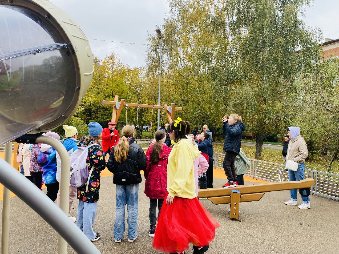 Губернаторская площадка, Программа губернатора, детская площадка, Домодедово, Подмосковье, дети, торжественное открытие,