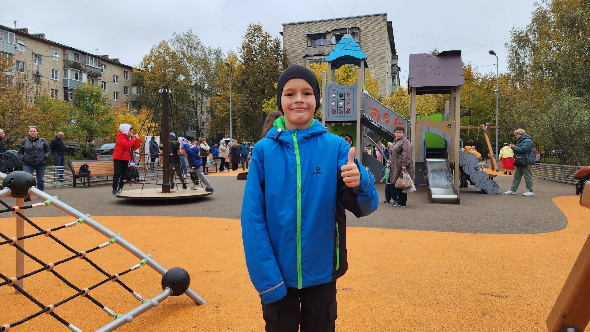 Губернаторская площадка, Программа губернатора, детская площадка, Домодедово, Подмосковье, дети, торжественное открытие,