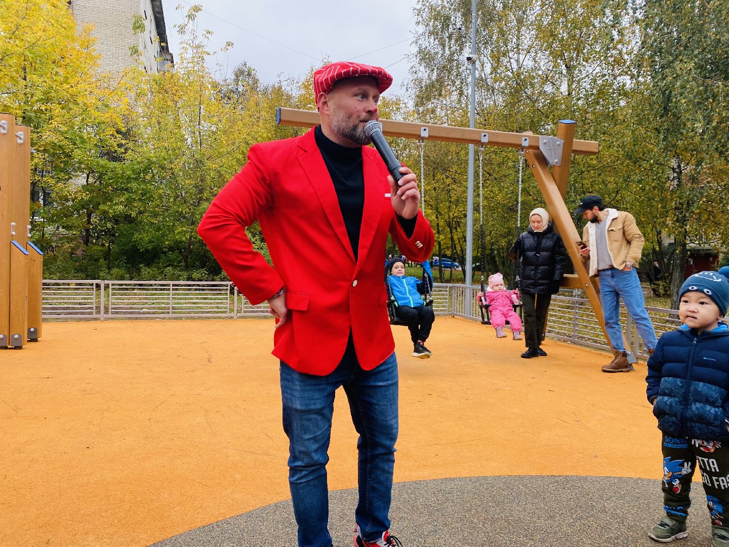 Губернаторская площадка, Программа губернатора, детская площадка, Домодедово, Подмосковье, дети, торжественное открытие,