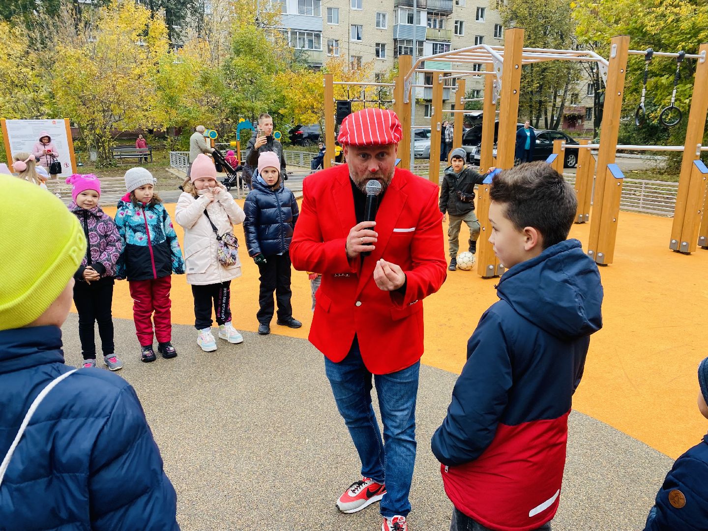 Губернаторская площадка, Программа губернатора, детская площадка, Домодедово, Подмосковье, дети, торжественное открытие,