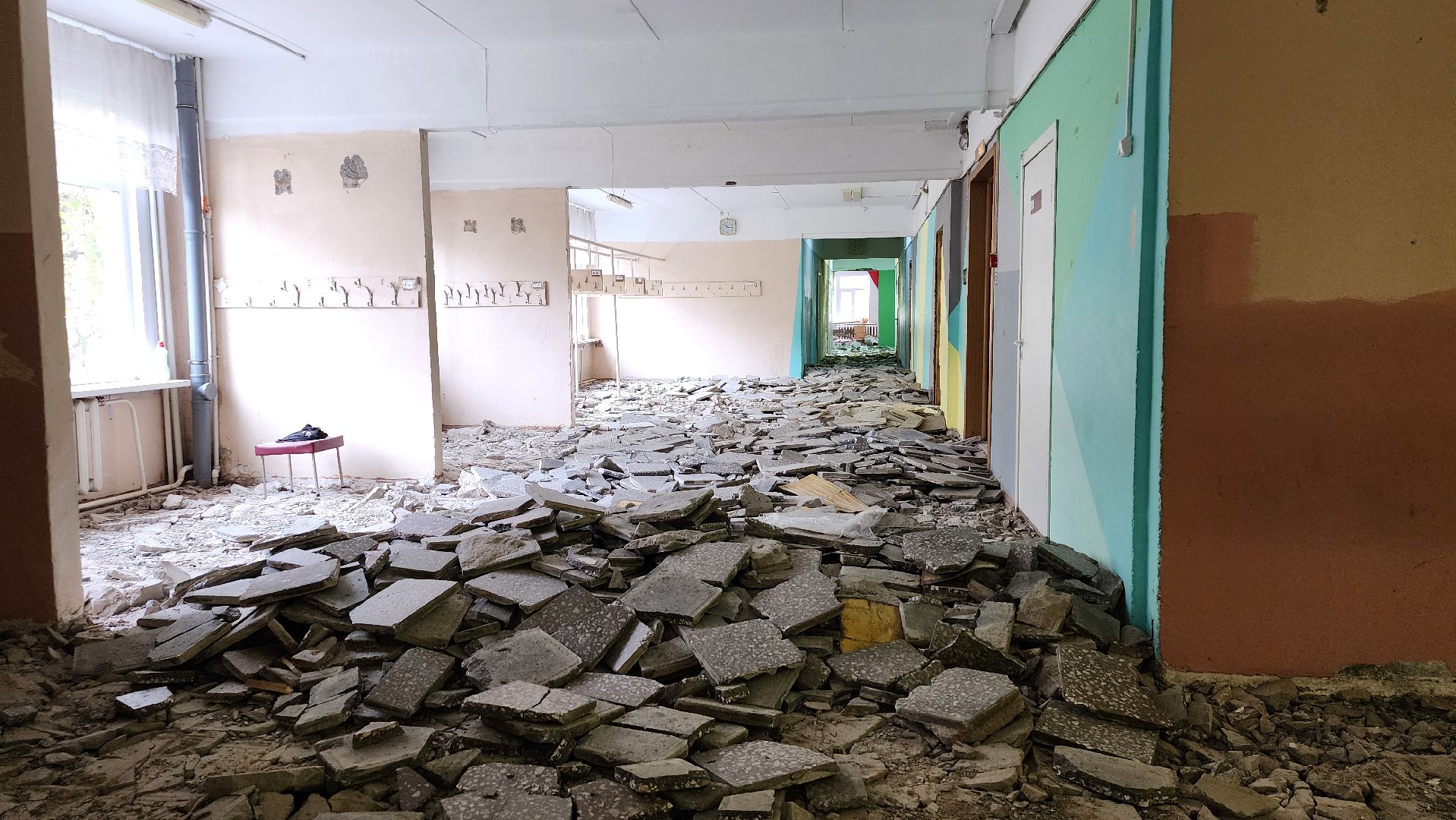 капитальный ремонт, ремонт школы, образование, поселок Зеленый, Богородский городской округ,