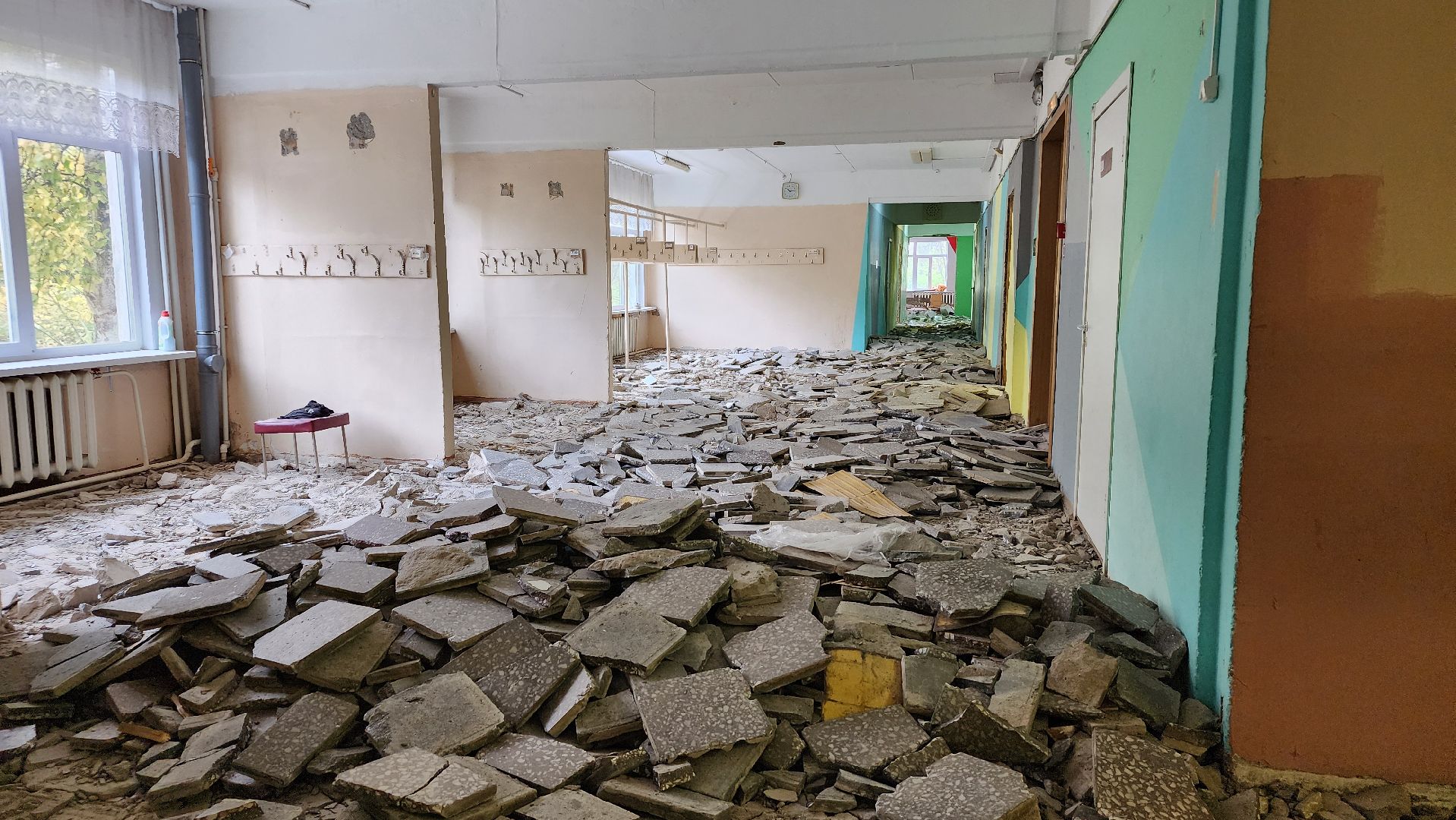 капитальный ремонт, ремонт школы, образование, поселок Зеленый, Богородский городской округ,