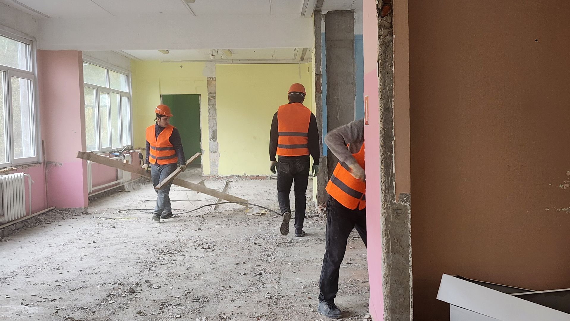 капитальный ремонт, ремонт школы, образование, поселок Зеленый, Богородский городской округ,