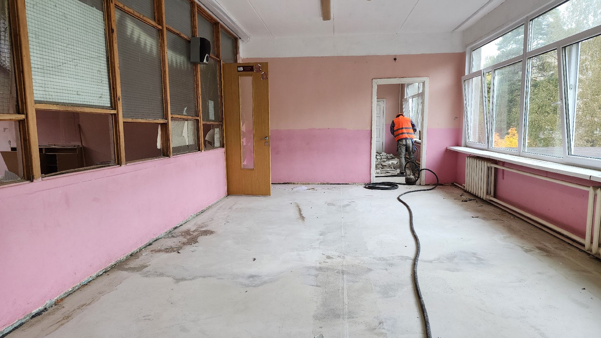 капитальный ремонт, ремонт школы, образование, поселок Зеленый, Богородский городской округ,