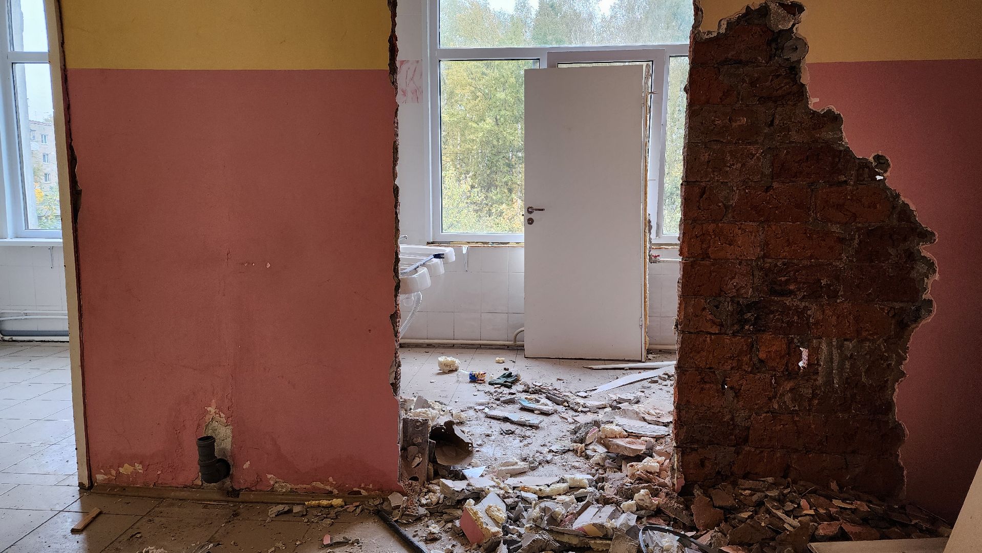 капитальный ремонт, ремонт школы, образование, поселок Зеленый, Богородский городской округ,