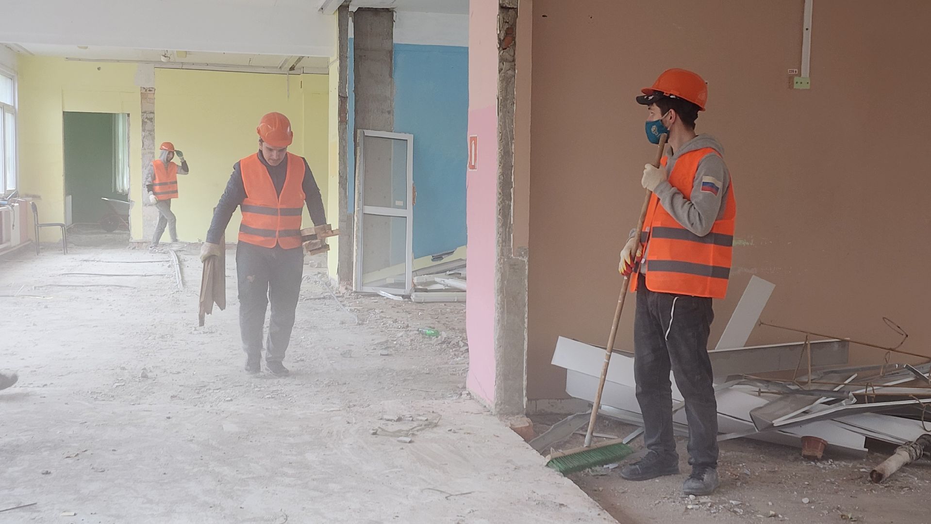 капитальный ремонт, ремонт школы, образование, поселок Зеленый, Богородский городской округ,