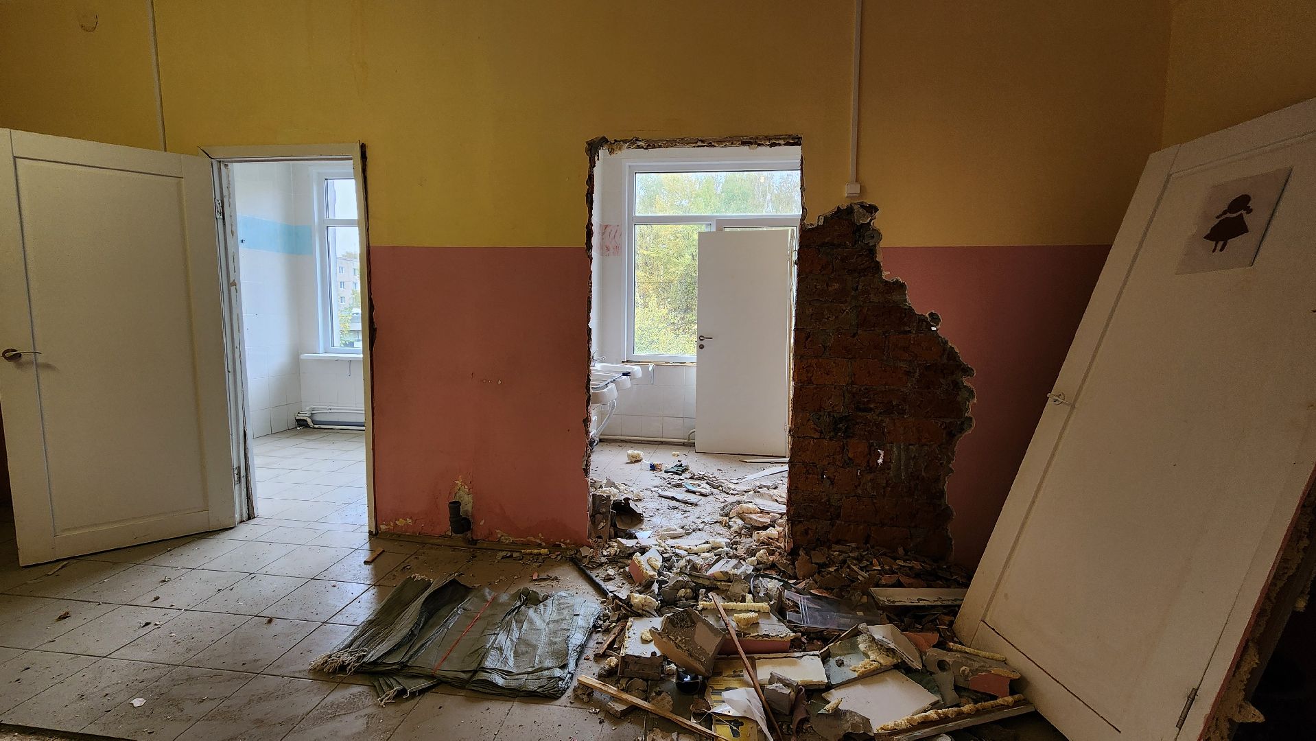 капитальный ремонт, ремонт школы, образование, поселок Зеленый, Богородский городской округ,